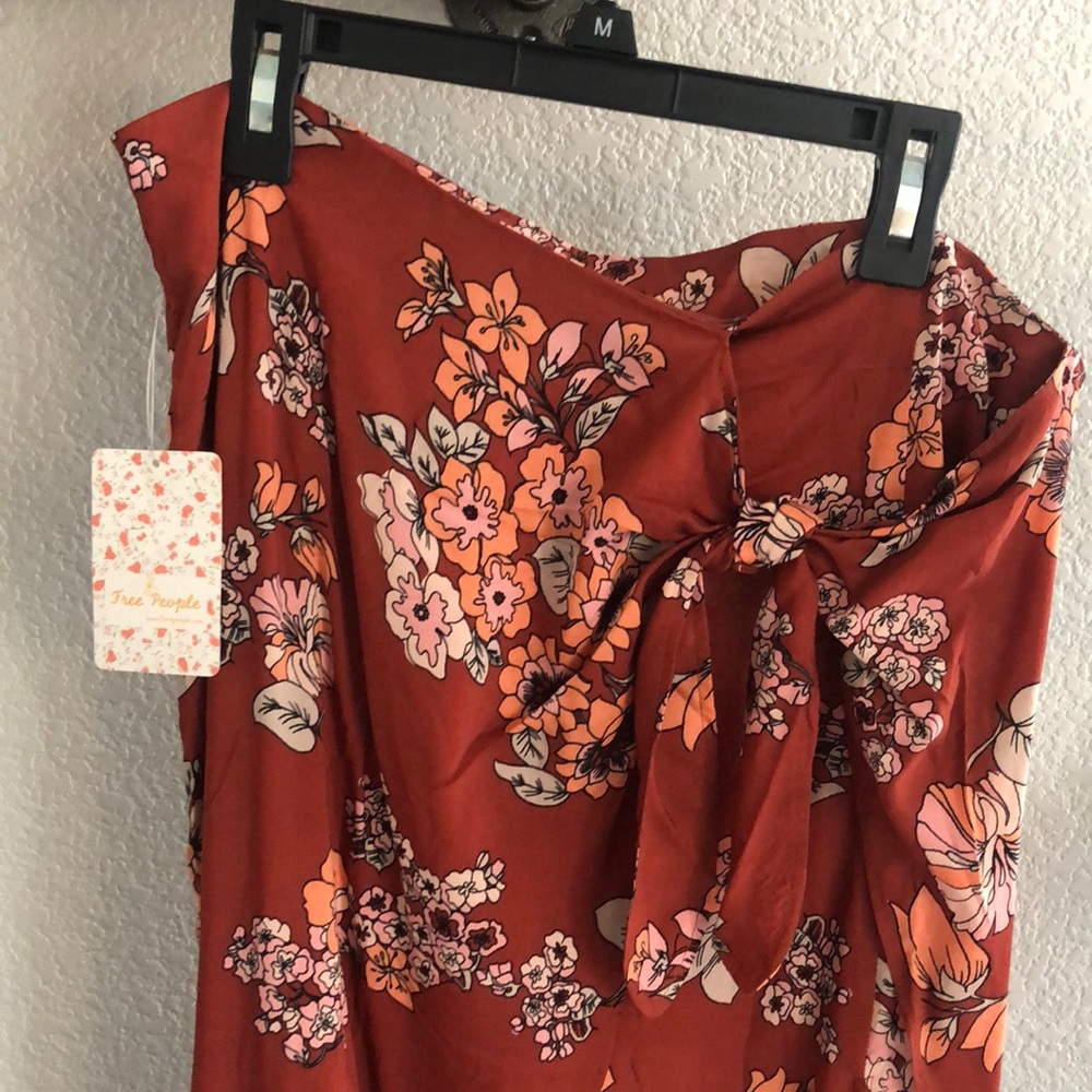 Free People Red Skirt